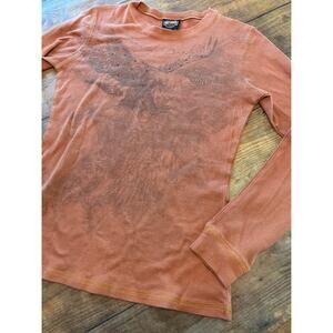 Sz XL - Vintage Y2K Harley Davidson Thermal shirt